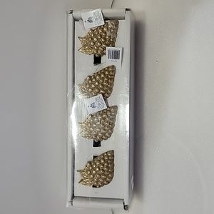 Set Of Four Vintage Kay Dee Designs Napkin Rings